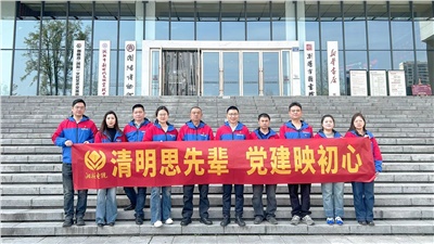 緬懷先烈，湘聯(lián)電纜黨支部開展清明主題黨日活動(dòng)！