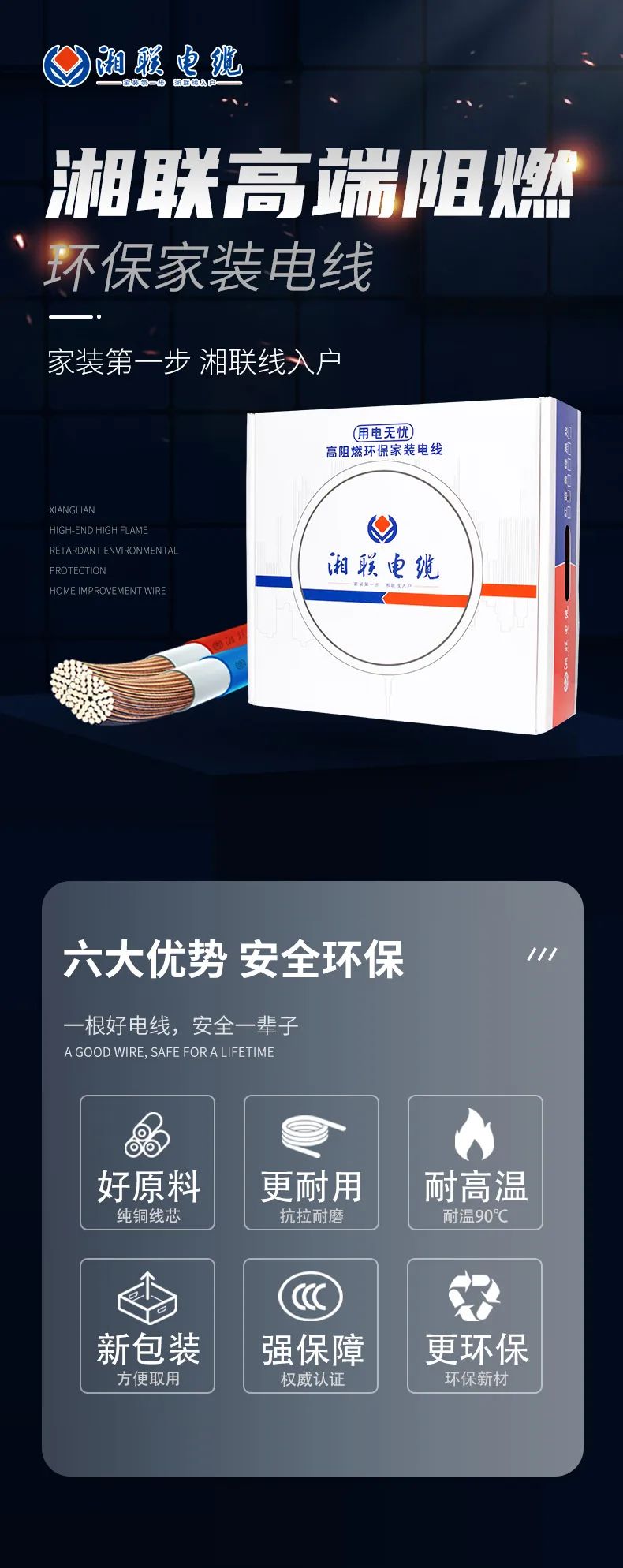 高端新品，雙層防護(hù) 品質(zhì)升級(jí)，安全加倍 #安全用電你我湘聯(lián)