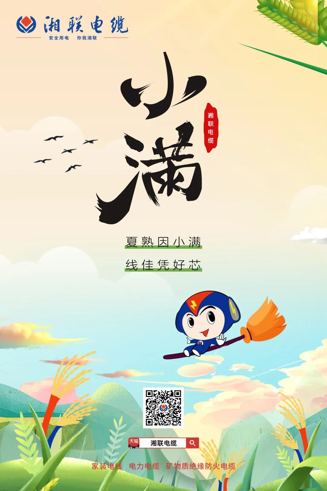 小滿節(jié)氣今日至，用電安全需重視！#安全用電你我湘聯(lián)